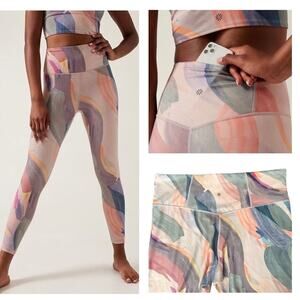 NEW Athleta Ultra High Rise Elation 7/8 Tight 3X Plus Orchard Quick Dry 25” Ins